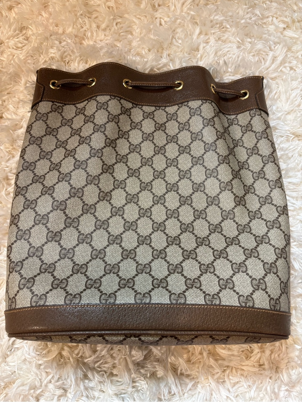 Vintage Gucci GG Supreme/Plus Bucket Bag-Deadstock Condition-Never Carried - Picture 5 of 16